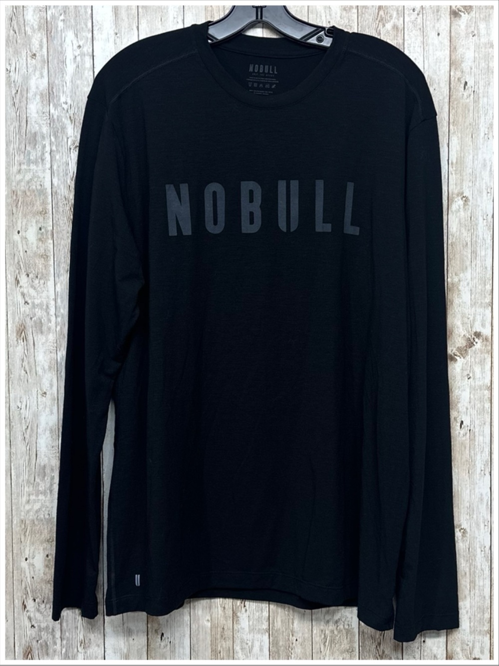 NOBULL Black Long Sleeve Performance Training Shirt ~ Size XL ~ Item #1732